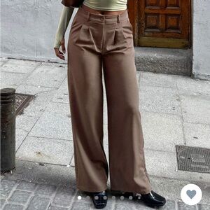 Princess Polly Archer Brown Trousers